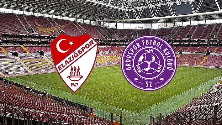 Elazığspor - 52 Orduspor (Canlı Anlatım)