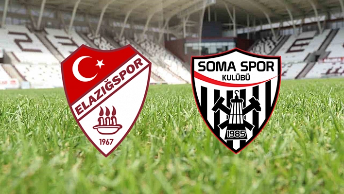 Elazığspor-Somaspor maçı canlı anlatım