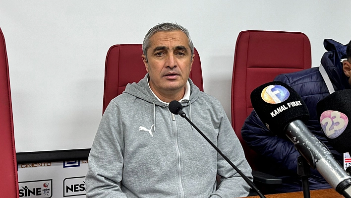 Elazığspor Teknik Direktörü Mustafa Sarıgül: 'Özür dileriz'