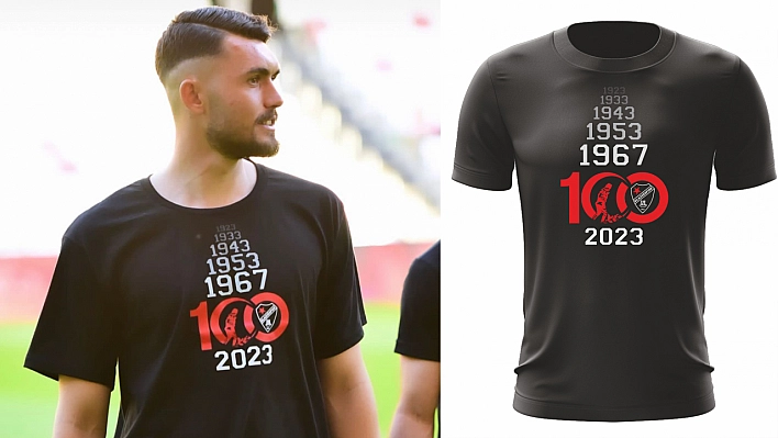 Elazığspor'un 100. Yıl tişörtlerine büyük ilgi