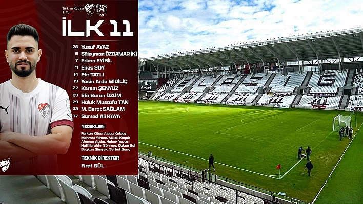Elazığspor'un İlk 11'i Belli Oldu