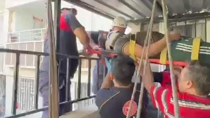 Epilepsi nöbeti geçirip 4'üncü kattan düştü