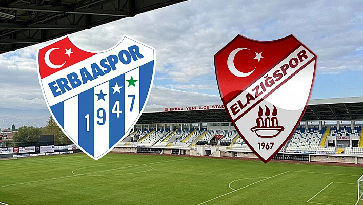 Erbaaspor - Elazığspor canlı anlatım