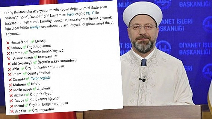 FETÖ Terminolojisine Ayar