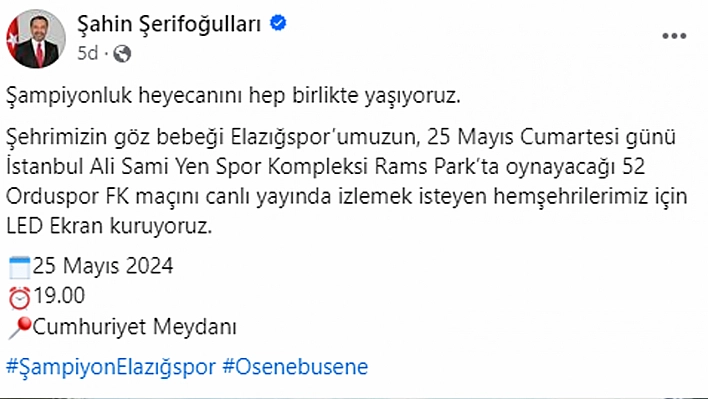 Final maçı için dev ekran kurulacak!