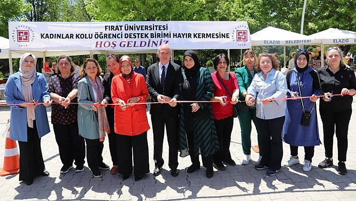 Fırat Üniversitesi Kadınlar Kolu Tarafından Kermes Açıldı