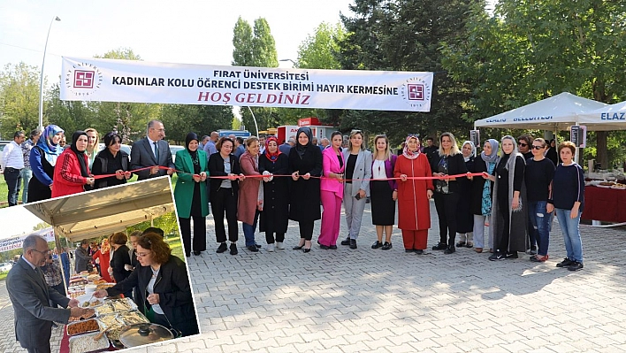 Fırat Üniversitesi Kadınlar Kolu Tarafından Kermes Açıldı