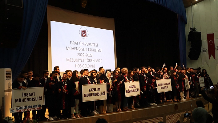 Fırat Üniversitesi Mühendislik Fakültesi 400 Öğrencisini Mezun Etti