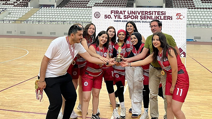 Fırat Üniversitesi'nde 50. Yıl Spor Şenlikleri Coşkuyla Tamamlandı