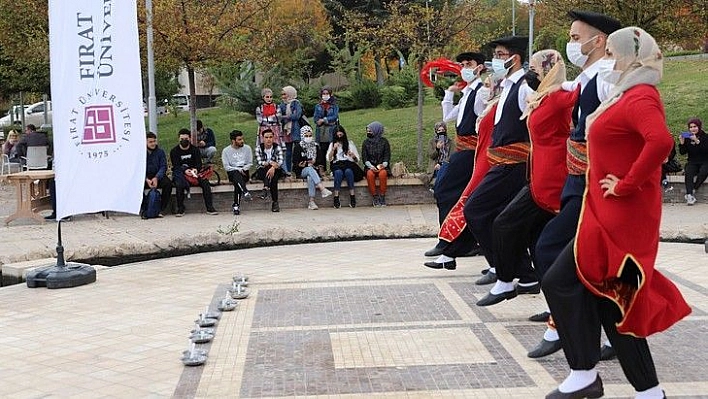 Fırat Üniversitesi'nde Halk Oyunlari Gösterisi Gerçekleştirildi