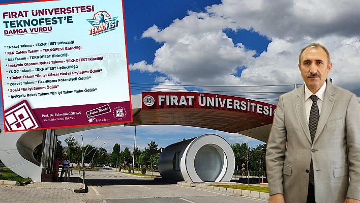 Fırat Üniversitesi TEKNOFEST'te 9 ödül birden aldı