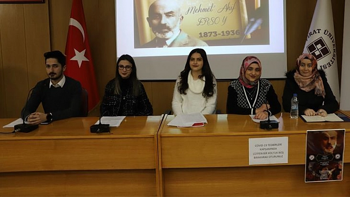 Fırat Üniversitesinde 'İstiklal Marşı ve Mehmet Akif Ersoy' Konulu Panel Düzenlendi