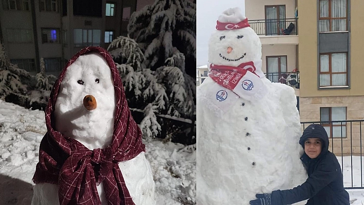 Geleneksel 'Elazığ kardan adamları'