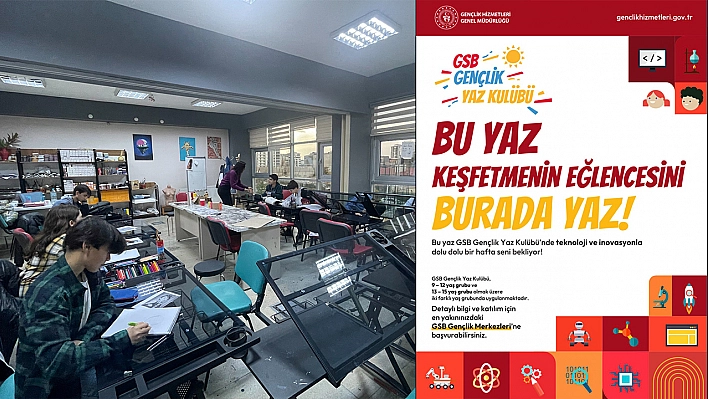 GSB Gençlik Yaz Kulübü başlıyor !