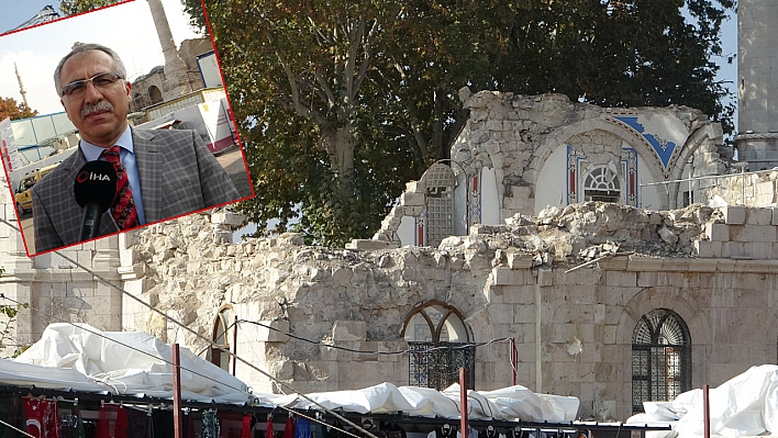 Harput İç Kale Kazı Başkanı İsmail Aytaç Malatya'daki Teze Camii Restorasyon Projesinde