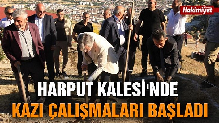 Harput Kalesi'nde kazı çalışmaları başladı