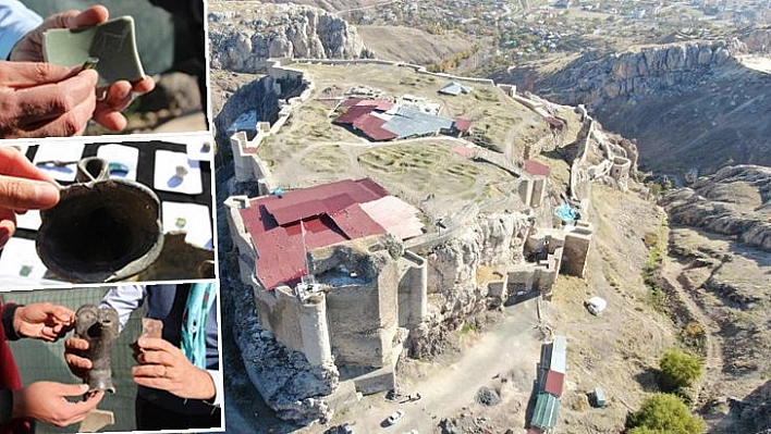 Harput Kalesi'nin tarihi çıkan buluntular ile 2 bin 200 yıl geriye gitti