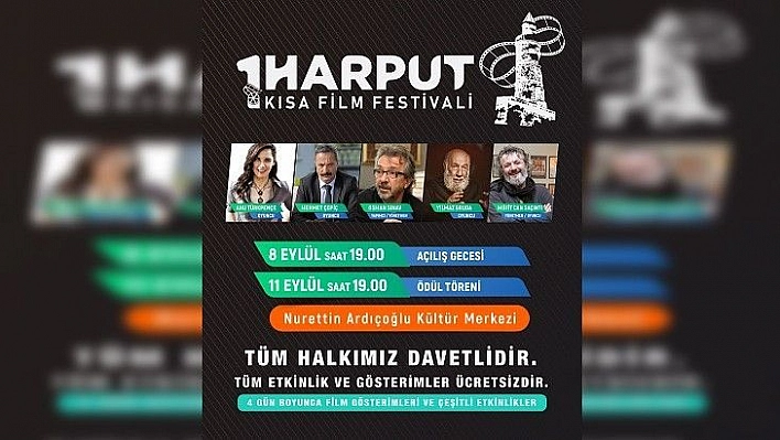 Harput Kısa Film 8-11 Eylül Tarihleri Arasında Gerçekleştirilecek