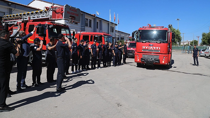 Hatay'daki orman yangınına Elazığ Belediyesi'nden destek
