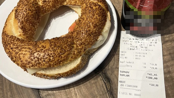 Havalimanındaki Bir Çay Bir Simit Fiyatı Vatandaşları Şaşkına Çevirdi