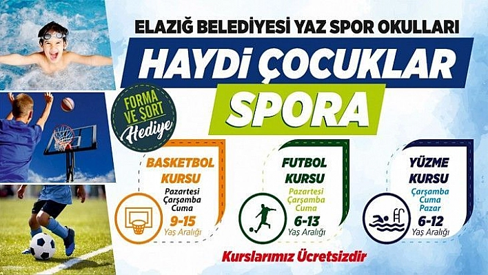 'Haydi Çocuklar Spora'