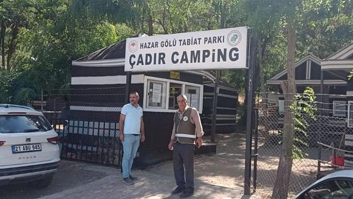 Hazar Gölü Tabiat Parkında kontrol ve denetim