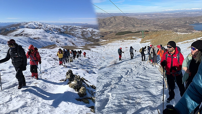 Hazarbaba dağında kış zirve tırmanışı eğitimi düzenledi