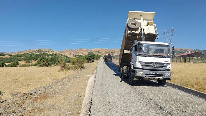 Heyelan Nedeniyle Kapalı Olan Yolda Çalışma Tamamlandı