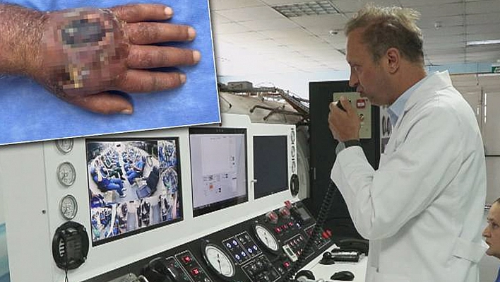 Hırsız ısırığı az daha kolundan ediyordu!