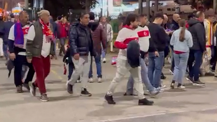 İspanya'da millilere büyük destek!