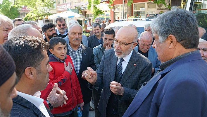 İYİ Parti Adayı Av. İrfan Sönmez, Palu'da temaslarda bulundu