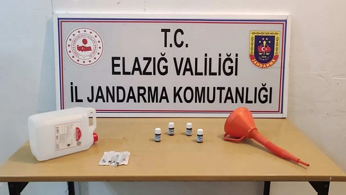 Jandarmadan Kaçak İçki Atölyesi Kurulan Eve Operasyon