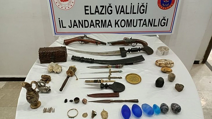 Jandarmadan Tarihi Eser Operasyonu: 102 Obje Ele Geçirildi