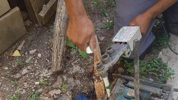 Kaçak su kullananlar, Allah'a havale edildi