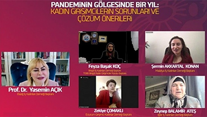 Kadın girişimcilerin sorunları panelle ele alındı