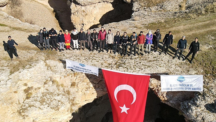 Kanyonlara ancak dağcılar gidebiliyor