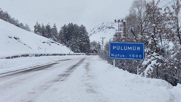 Kar nedeniyle kapatılan Tunceli-Erzincan karayolu tüm araç geçişlerine açıldı