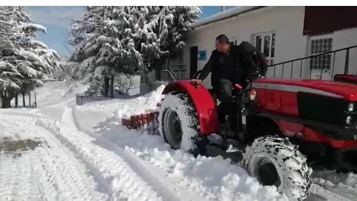 Kardan kapanan yollar için kolları sıvadılar