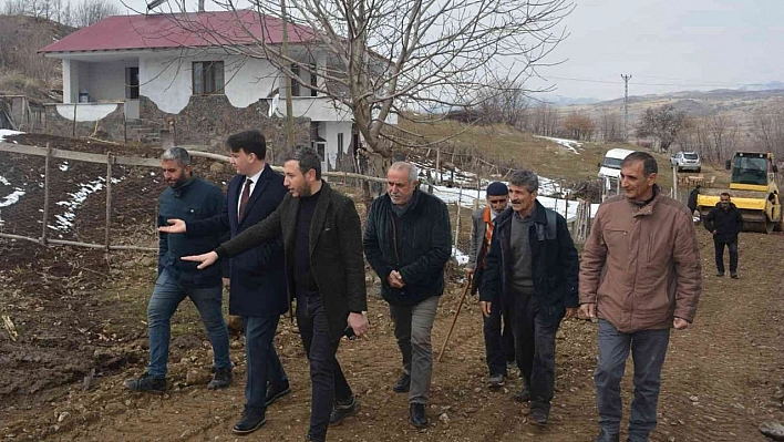 Kaymakam Gürses, yol bakım çalışmalarını inceledi