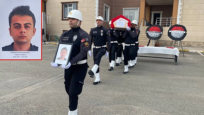 Kazada Ölen Polis Memurunun Cenazesi Düzenlenen Törenle Elazığ'a Gönderildi