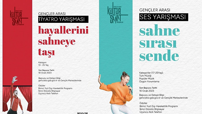 Kültür ve Sanat Yarışmaları Başlıyor