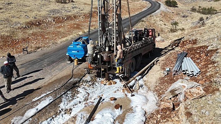 Kuşçu Köyünde sondaj çalışmaları bitti