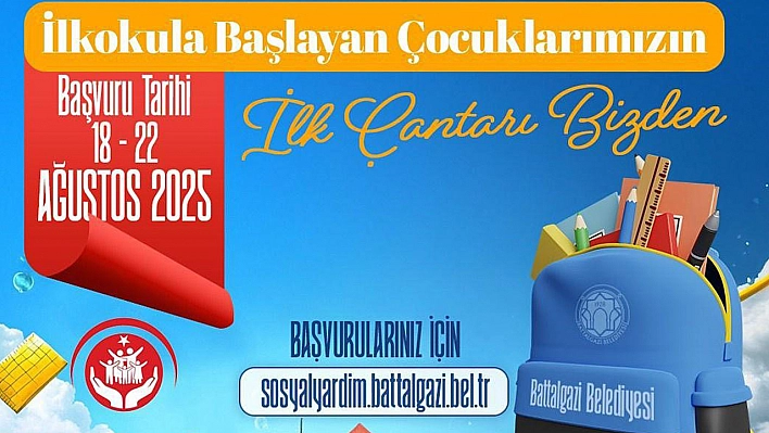 Malatya Battalgazi Belediyesi'nden ailelere kırtasiye desteği