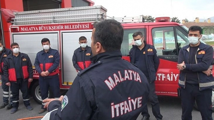 Malatya Büyükşehir itfaiyesi, Gölbaşı itfaiye ekiplerine eğitim verdi