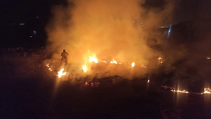 Malatya'da bahçe yangını