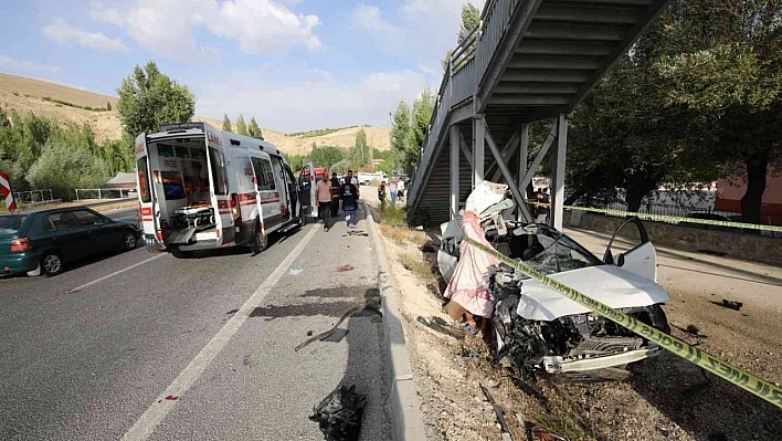 Malatya'da feci kaza: 2 ölü, 2 yaralı