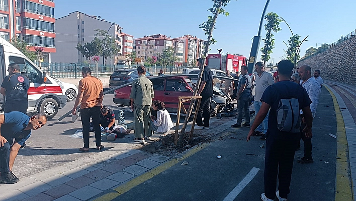 Malatya'da feci kaza: 4 yaralı