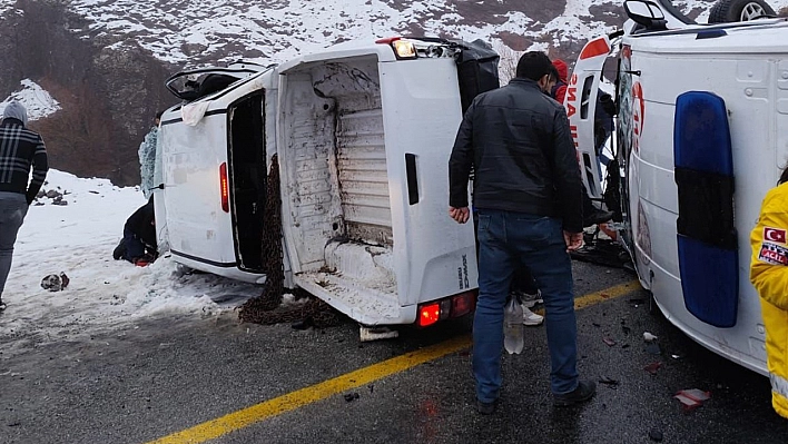 Malatya'da feci kaza: 5 yaralı