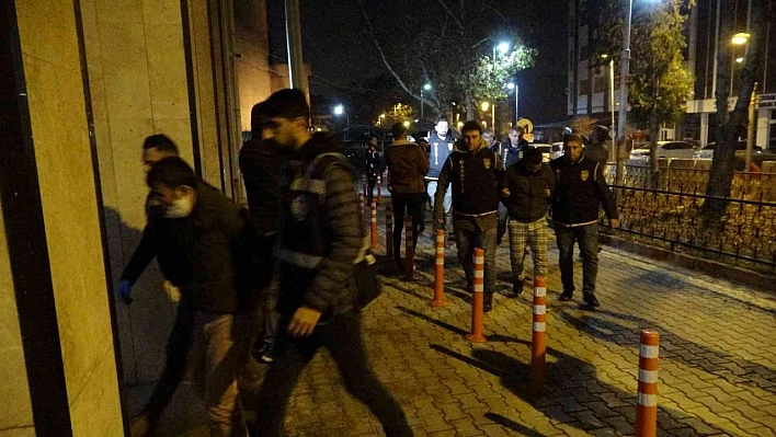 Malatya'da hırsızlık şebekesine operasyon: 8 gözaltı