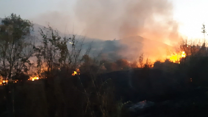 Malatya'da İki Ayrı Noktada Çıkan Yangın Korkuttu